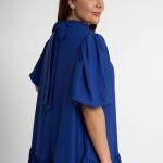 Robe de soirée sexy pour femme de couleur bleue bonne qualité