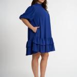 Robe de soirée sexy pour femme de couleur bleue bonne qualité