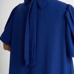 Robe de soirée sexy pour femme de couleur bleue bonne qualité