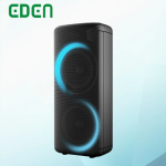 Haut parleur Bluetooth de haute qualité lumineux - Boîte de son stéréo privée portable active dual 10inch radio FM Bluetooth sans fil audio extérieur haut-parleur de fête