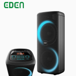 Haut parleur Bluetooth de haute qualité lumineux - Boîte de son stéréo privée portable active dual 10inch radio FM Bluetooth sans fil audio extérieur haut-parleur de fête