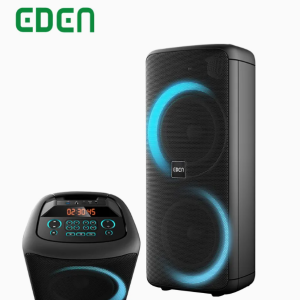 Haut parleur Bluetooth de haute qualité lumineux - Boîte de son stéréo privée portable active dual 10inch radio FM Bluetooth sans fil audio extérieur haut-parleur de fête