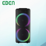 Haut parleur Bluetooth de haute qualité lumineux - Boîte de son stéréo privée portable active dual 10inch radio FM Bluetooth sans fil audio extérieur haut-parleur de fête