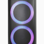 Woofer Haut-parleur Audio Double 8inch Grande Puissance PA PRO Haut-parleur DJ Portable Karaoké Sans Fil Batterie Professionnel Haut-parleur Bluetooth pour Fête avec Lumière LED