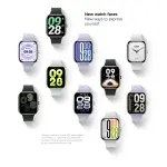 Montre connectée Redmi Watch 5, étanche, ronde, en forme de cœur, avec GPS, Bluetooth, Wi-Fi, suivi d'activité, compatible iOS, norme IP67