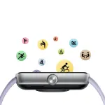 Montre connectée Redmi Watch 5, étanche, ronde, en forme de cœur, avec GPS, Bluetooth, Wi-Fi, suivi d'activité, compatible iOS, norme IP67