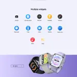 Montre connectée Redmi Watch 5, étanche, ronde, en forme de cœur, avec GPS, Bluetooth, Wi-Fi, suivi d'activité, compatible iOS, norme IP67