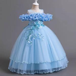 Robe de princesses Haut de gamme pour fillettes de 2 à 14 ans