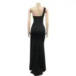 Robe de soirée de forme sirène, élégante robe de bal pour femmes, manches asymétriques, dernière conception de très bonne qualité
