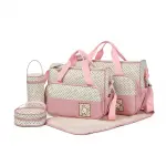 Sac de maman multifonctionnel à la mode - sac à couches de grande capacité étanche à l'eau et à sec - sac de maman léger et facile à tenir