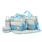 Sac de maman multifonctionnel à la mode - sac à couches de grande capacité étanche à l'eau et à sec - sac de maman léger et facile à tenir