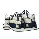 Sac de maman multifonctionnel à la mode - sac à couches de grande capacité étanche à l'eau et à sec - sac de maman léger et facile à tenir