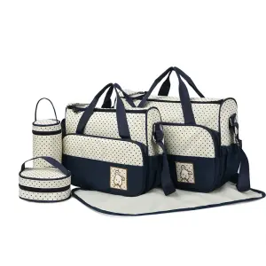 Sac de maman multifonctionnel à la mode - sac à couches de grande capacité étanche à l'eau et à sec - sac de maman léger et facile à tenir