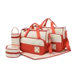 Sac de maman multifonctionnel à la mode - sac à couches de grande capacité étanche à l'eau et à sec - sac de maman léger et facile à tenir